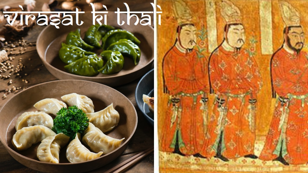 momos, steamed momos, fried momos