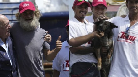 Man lost at sea, Man and dog rescued after 3 months, man and dog found after 3 months, Australian sailor lost at sea, Australian sailor found after 3 months Man lost at sea, Man and dog rescued after 3 months, man and dog found after 3 months, Australian sailor lost at sea, Australian sailor found after 3 months