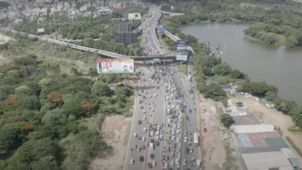 Bengaluru traffic, Bengaluru news, Bengaluru metro news, Bengaluru traffic news, Bengaluru Old Madras Road, Bengaluru Purple Line metro