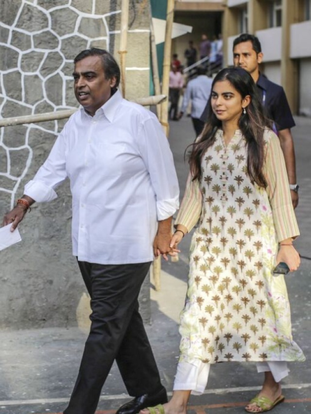 duaghter of mukesh ambani