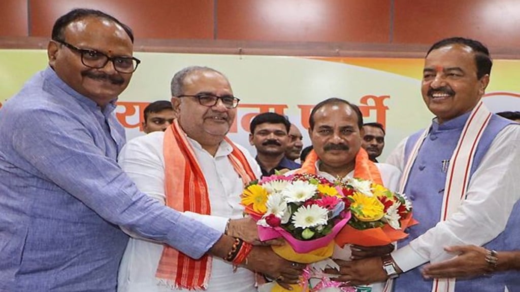 SP minister joins BJP| Dara singh chauhan joins BJP| Lok sabha elections 2024|