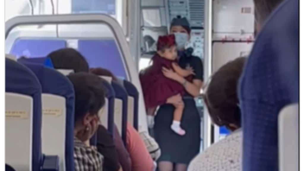 IndiGo, IndiGo celebrates girl's birthday. IndiGo crew, IndiGo news, girl's birthday celebrated on IndiGo flight, girl's birthday celebrated by IndiGo crew