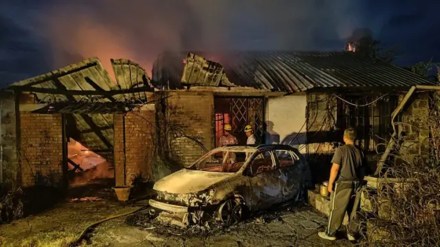 manipur violence| kuki national organization's spokesperson's house set on fire|