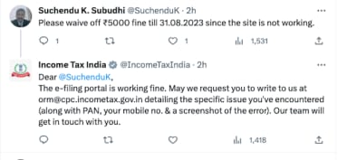 ITR late fee