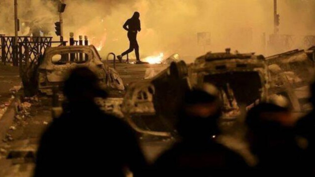 France riots, France death of 17-year-old boy, French President Emmanuel Macron, Emmanuel Macron, France Germay, Emmanuel Macron German state visit, Nahel France, Police officer kills 17-year-old in France