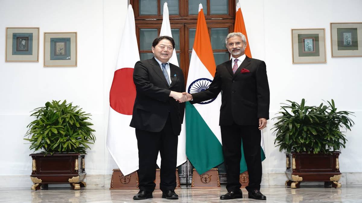 s jaishankar with Yoshimasa Hayashi
