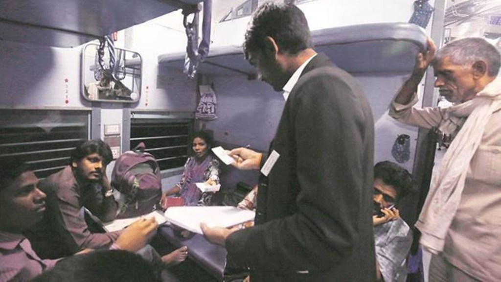 Ticketless travellers in trains, Indian Railways, travelling without ticket