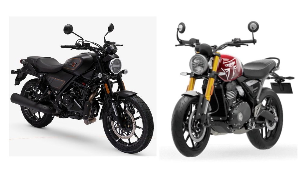 harley davidson x440 vs triumph speed 400