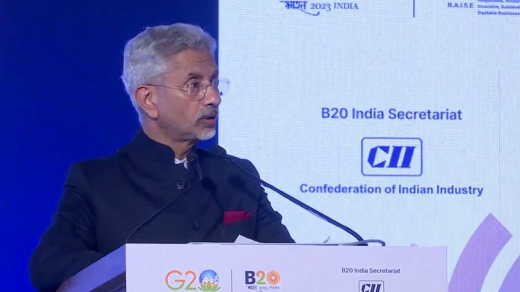 B20 Summit, s jaishankar at B20 Summit, B20 Summit 2023, G20 Leaders Summit,
