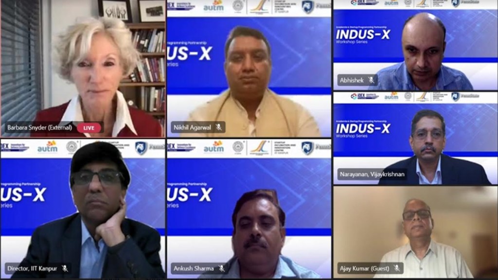 INDUS-X, INDUS-X workshop, India-US Defense Partnership, innovations in India-US Defense Partnership, IIT Kanpur, Pennsylvania State University, Innovations for Defense Excellence,