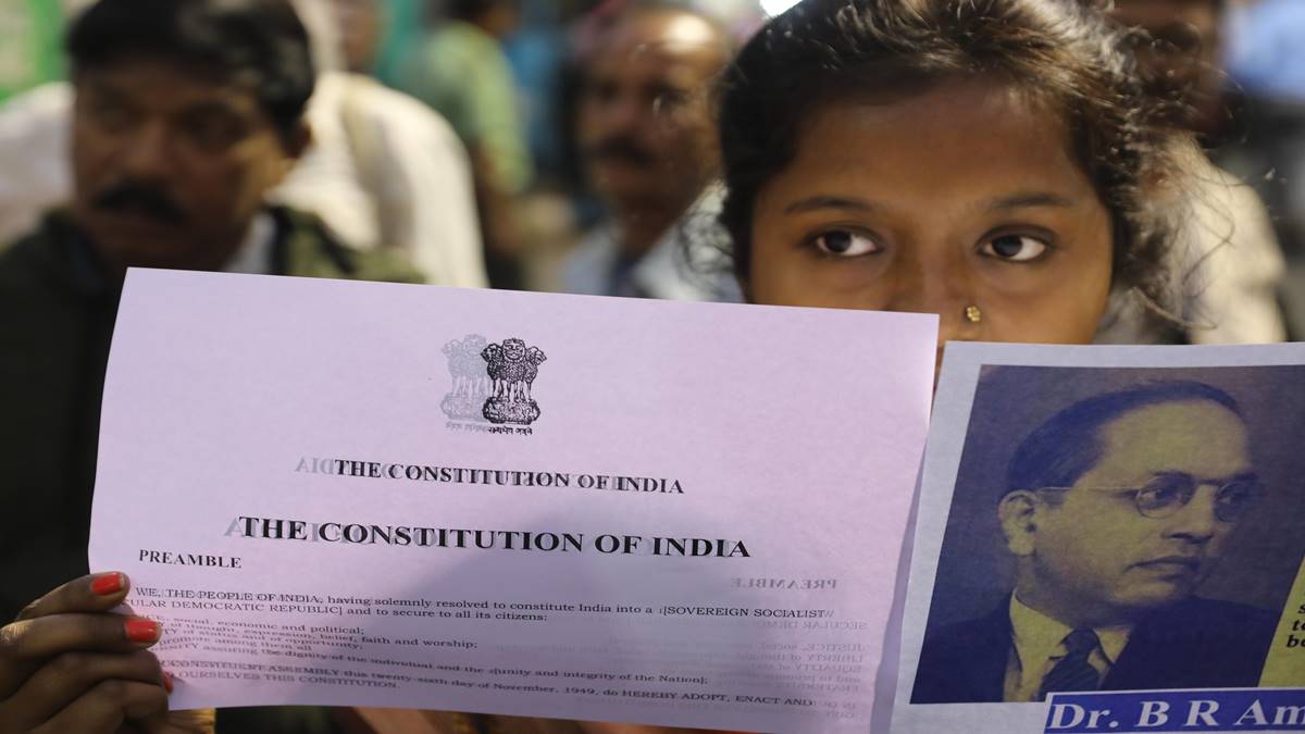 Across the aisle by P Chidambaram, Constitution