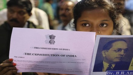 Across the aisle by P Chidambaram, Constitution