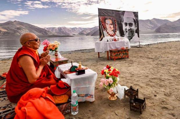 Gandhi is currently undertaking a journey across the Union Territory, with the purpose of commemorating his father and former Prime Minister Rajiv Gandhi's birthday on August 20. (Image/PTI)