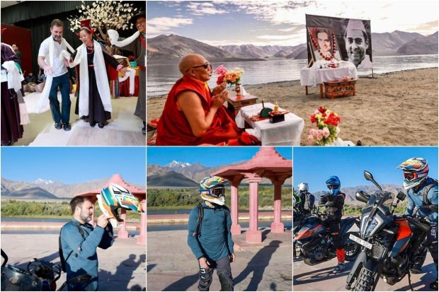 Congress leader Rahul Gandhi has been engaged in a social outreach initiative following the Bharat Jodo Yatra. He had interacted with youths in Leh on Friday. The Congress leader will also participate in the meeting of the 30-member Ladakh Autonomous Hill Development Council (LAHDC)-Kargil elections on August 25. The Congress and National Conference have forged a pre-poll alliance against BJP for the Kargil council polls scheduled to be held on September 10. (Images/PTI)