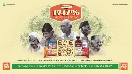 The campaign captures the stories of a few of India’s last living freedom fighters, directly from them on Britannia packs The campaign captures the stories of a few of India’s last living freedom fighters, directly from them on Britannia packs