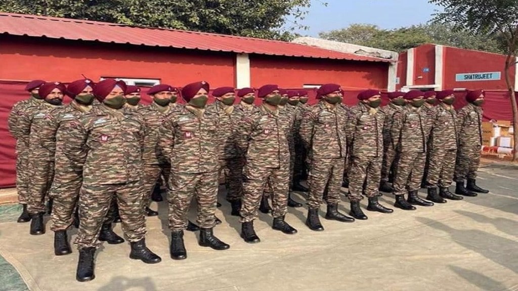 Indian Army's uniform. Credit Twitter