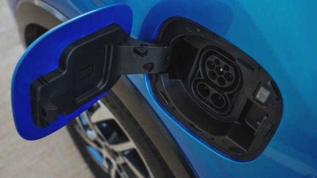 Mahindra XUV400 EV charging port