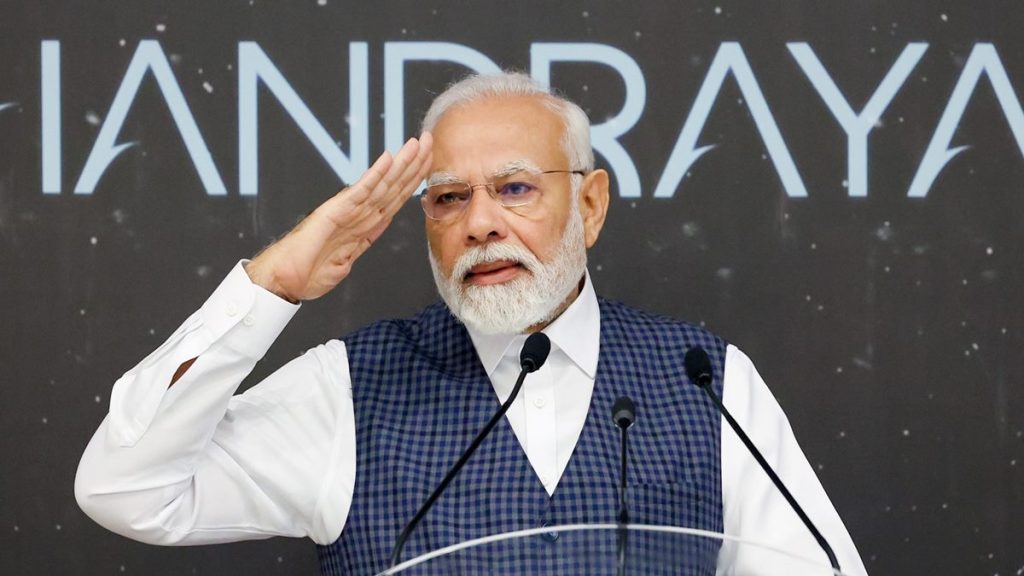 PM Modi at ISRO