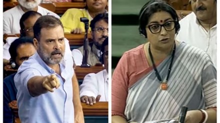 'Only a misogynistic man...': Smriti Irani hits out at Rahul Gandhi over flying kiss in Parliament 'Only a misogynistic man...': Smriti Irani hits out at Rahul Gandhi over flying kiss in Parliament