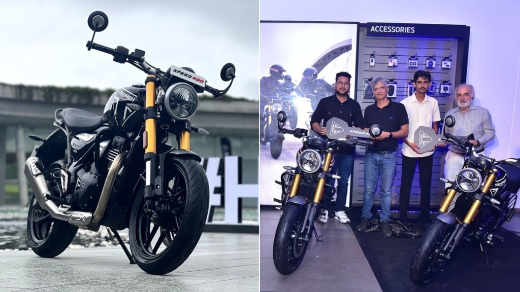 Triumph Speed 400 delivery