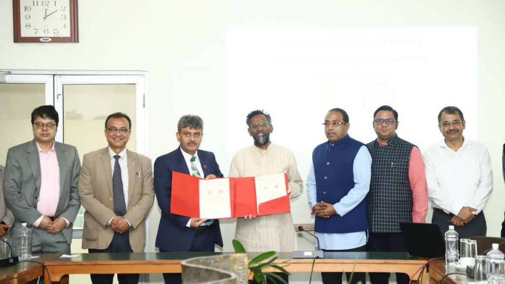 IITH will host 10 BTech students from KU in the final year (4th year) from the August 2023 cycle.