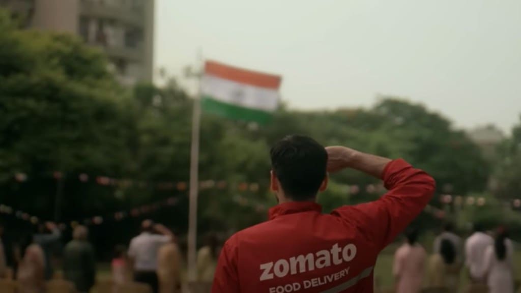 The food ordering and delivery platform has also implemented a virtual flag hoisting feature on its platform