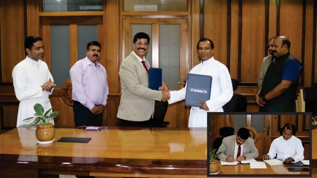 The MoU outlines that the Jayantian Language Training Centre (JLTC) of Kristu Jayanti College will take a leading role in curating effective training programmes for the C1 Advanced candidates. The MoU outlines that the Jayantian Language Training Centre (JLTC) of Kristu Jayanti College will take a leading role in curating effective training programmes for the C1 Advanced candidates.