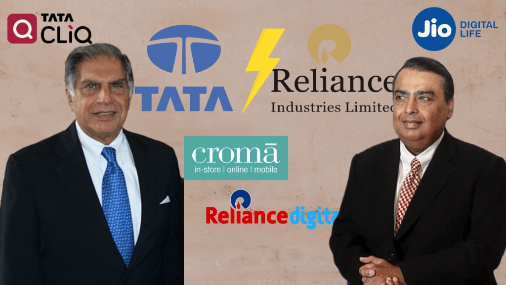 reliance, reliance jio, mukesh ambani, ambani, ambani lifestyle, ratan tata, tata CliQ, Ajio, Tata Neu, tata group, tanishq, reliance jewels, big basket