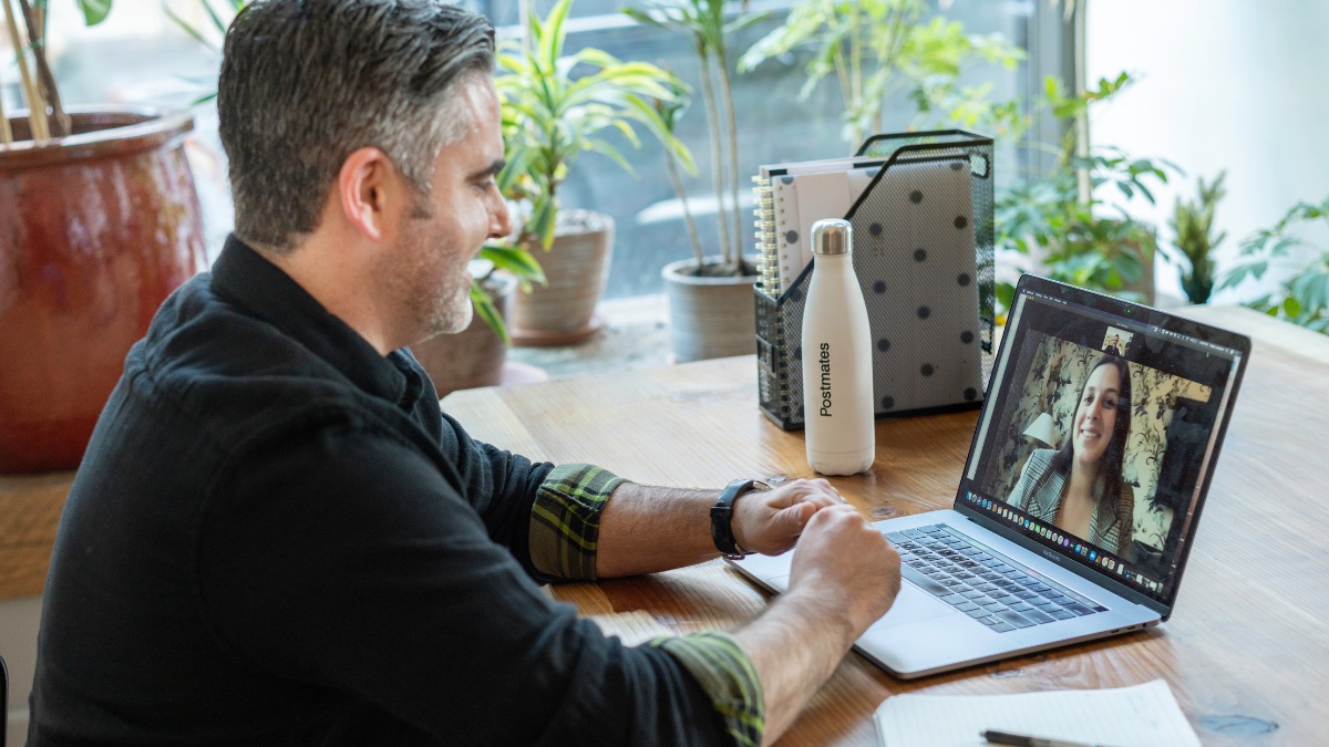 video calls, work from home