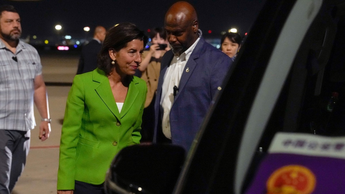 US-China relations news, US-China relations, financial express world news, latest world news, Gina Raimondo