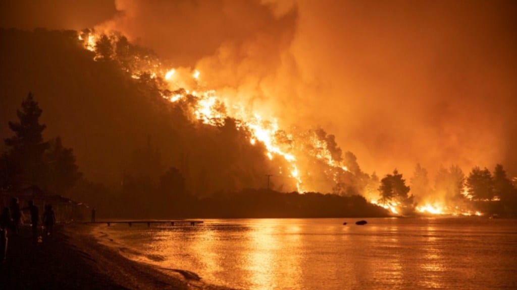Greece wildfires, Greece wildfires latest news, financial express news, financial express world news, world news latest