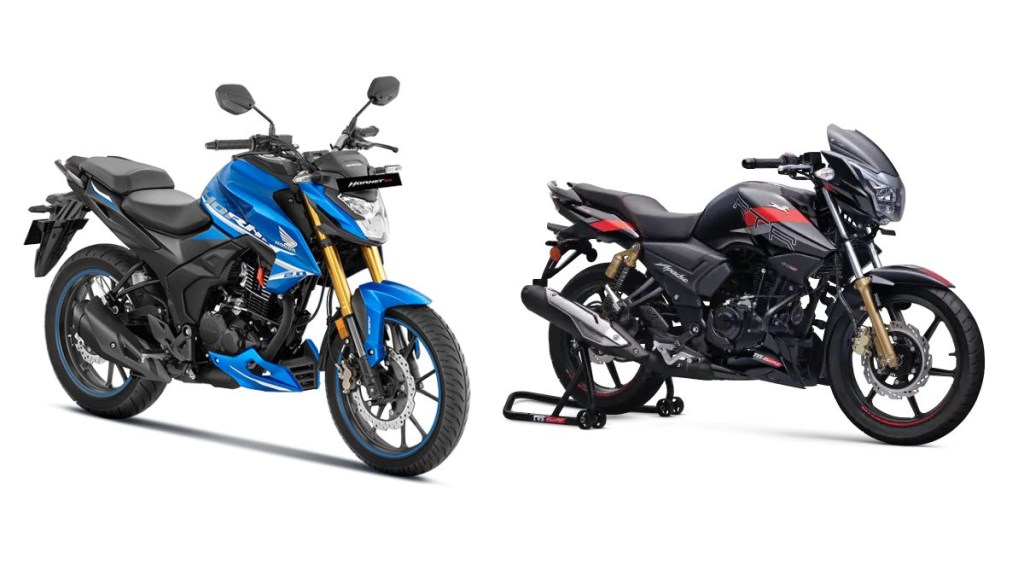 honda hornet vs tvs apache 180