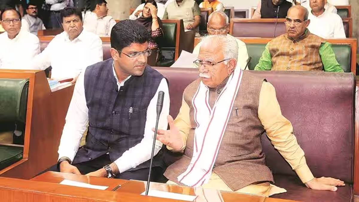 Manohar Lal Khattar, Dushyant Chautala