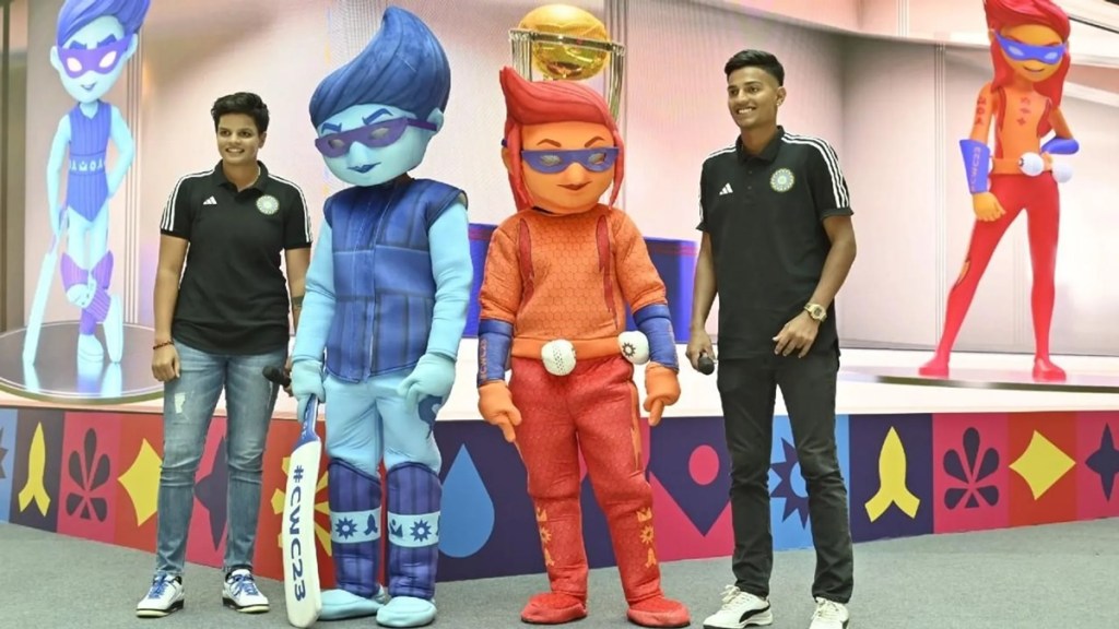 ICC Men's world cup 2023 mascots ICC Men's world cup 2023 mascots