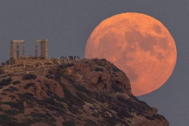 A full moon known as the