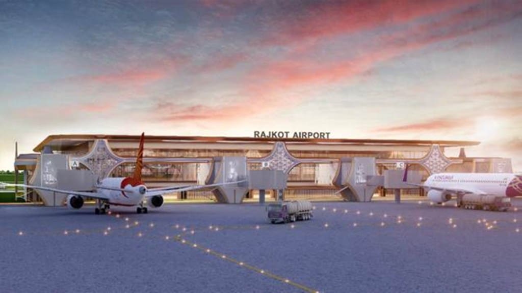 Rajkot International Airport, Rajkot International Airport operations, Rajkot International Airport flight operations, Rajkot International Airport commercial operations, indiGo airlines, indigo airlines at rajkot international airport,