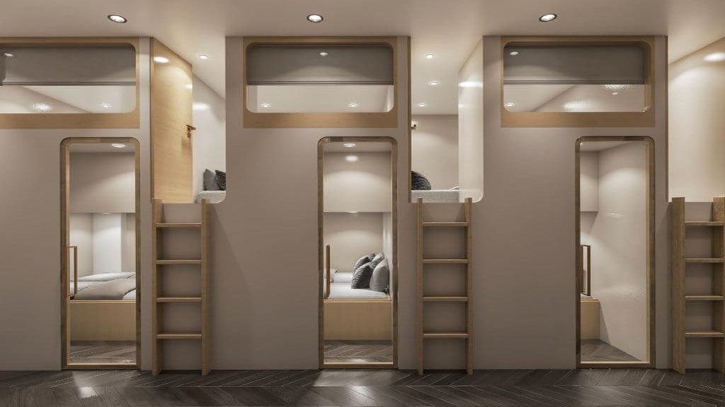 sleeping pods, indian railways sleeping pods, what is sleeping pods, pod hotel, budget friendly hotel near matheran, matheran hill station, indian railways, matheran train, central railway, mumbai division,