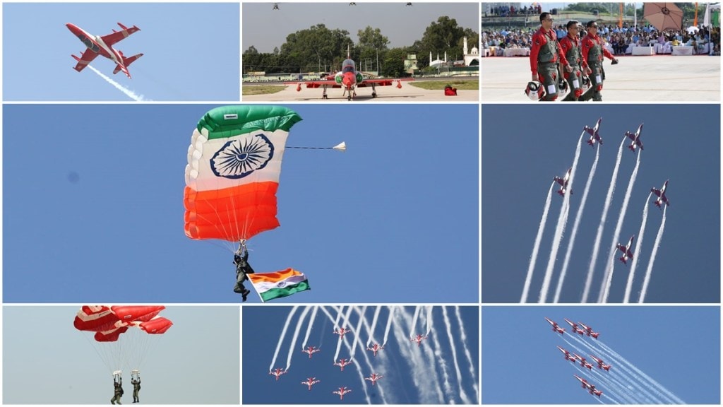 Air Awareness Campaign, air show, IAF Air Warrior Drill team, Surya Kiran Aerobatic Team, Mi-17 1V helicopters,