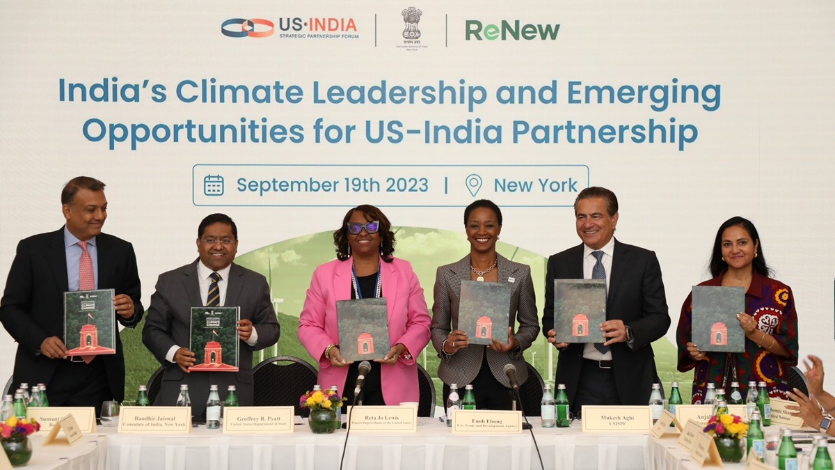 US-India Strategic Partnership Forum, Greener Future, 2030 emissions,