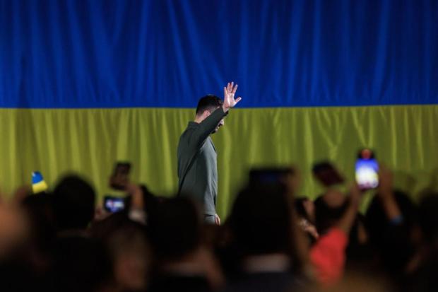 Zelensky concluded his remarks with an Indigenous word taught to him by Canada's governor general, Mary Simon, that roughly translates to: 