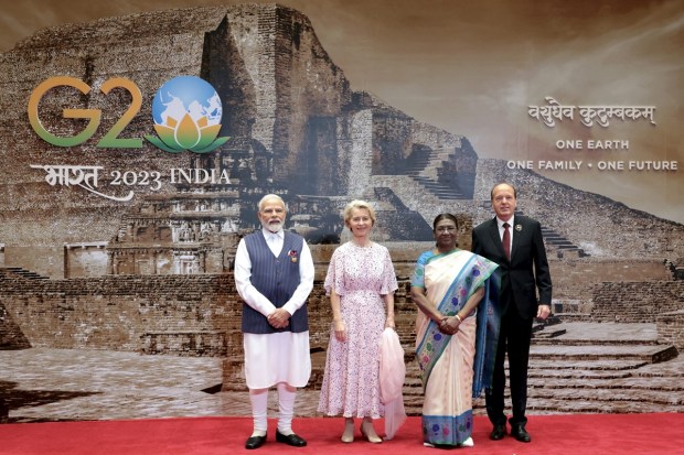 In a post on twitter, Murmu said it was a pleasure to host the heads of delegations of the G20 nations, guest countries and international organisations at the magnificent Bharat Mandapam for the G20 Summit gala dinner. (PTI Photo)