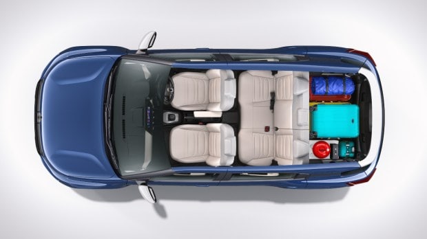 Citroën C3 Aircross top view