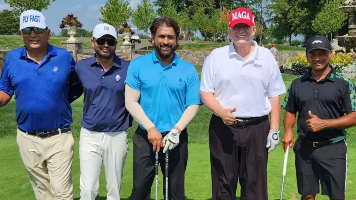 dhoni, trump, golf, cricketer, india, us
