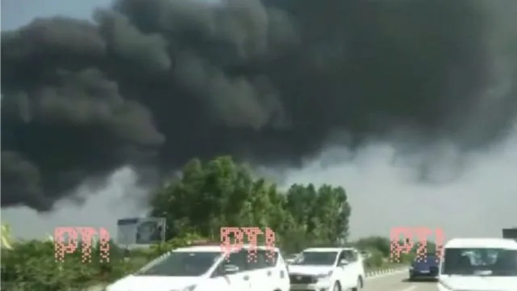 Massive fire broke out in Mohali's chemical factory