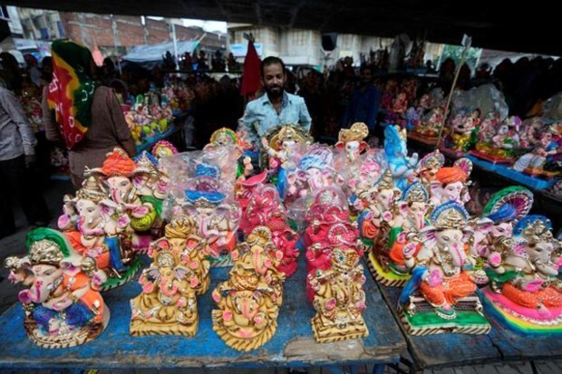 Several politicians were seen celebrating the festival. (Image: PTI)