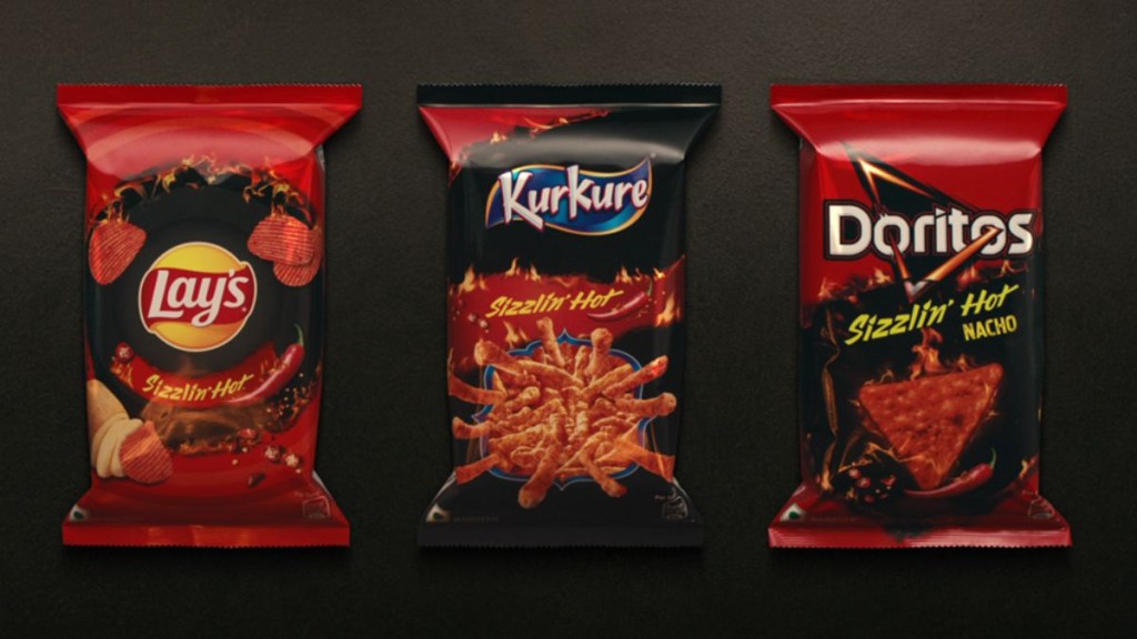 The company has Sizzlin’ Hot flavour in Lay's, Kurkure and Doritos
