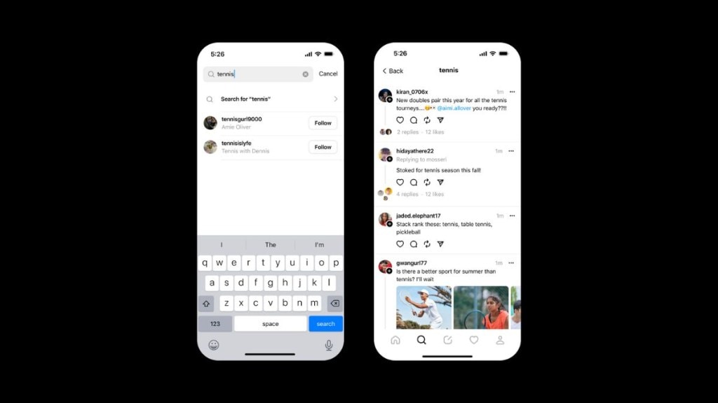 Instagram Threads improves search for users in India and more; brings keyword and topic search feature