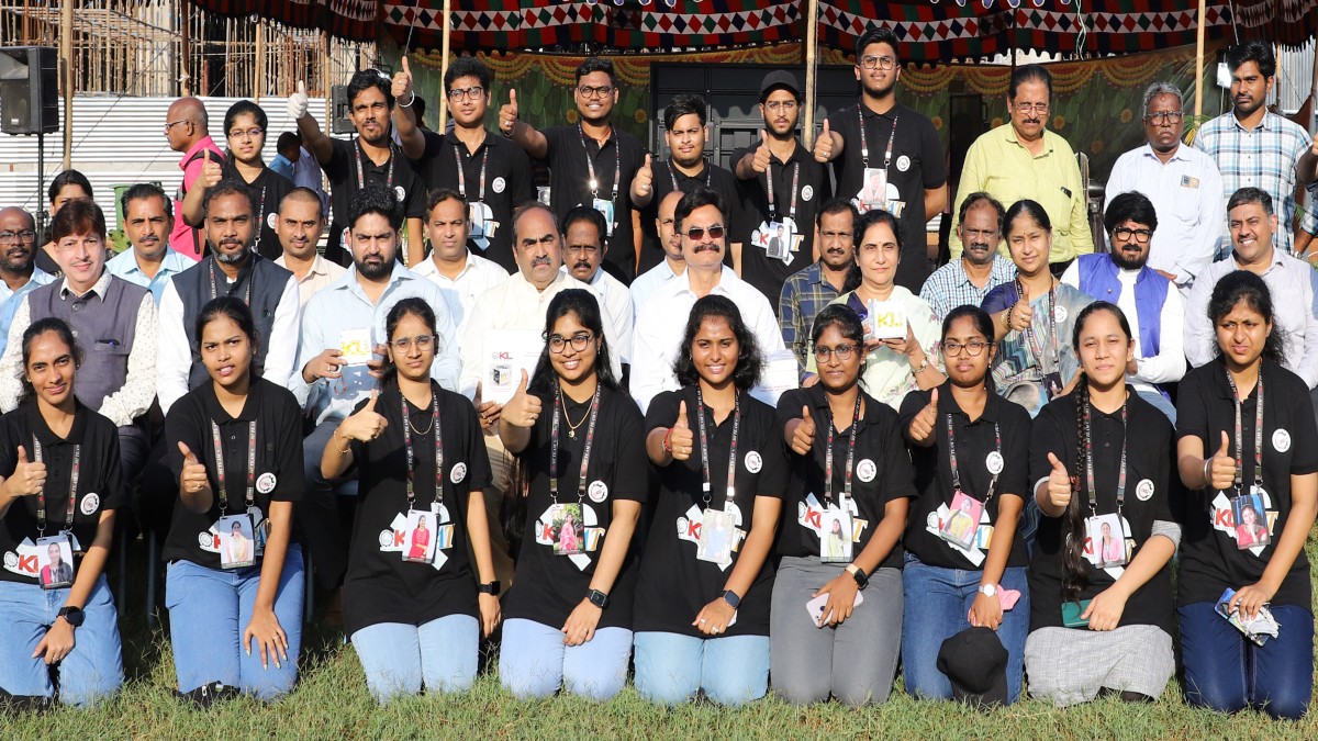 KL Deemed to be University launched its first satellite, KLSAT, from its Green Fields campus in Vijayawada