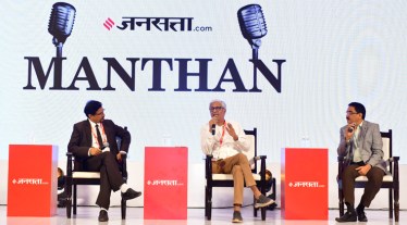 From left- Dr. MK Verma, Dr. Jawahar Surisetty and Sunil Kumar Jain (PC- Jansatta)