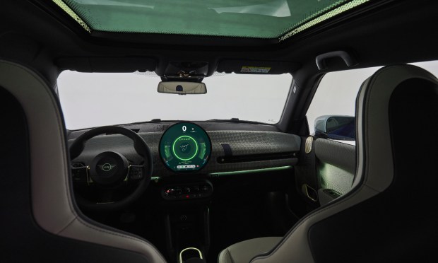Mini Cooper electric interior